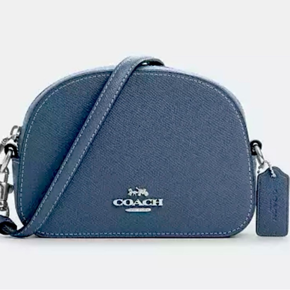 Coach Serena blue crossbody purse 🆕 - Picture 2 of 5